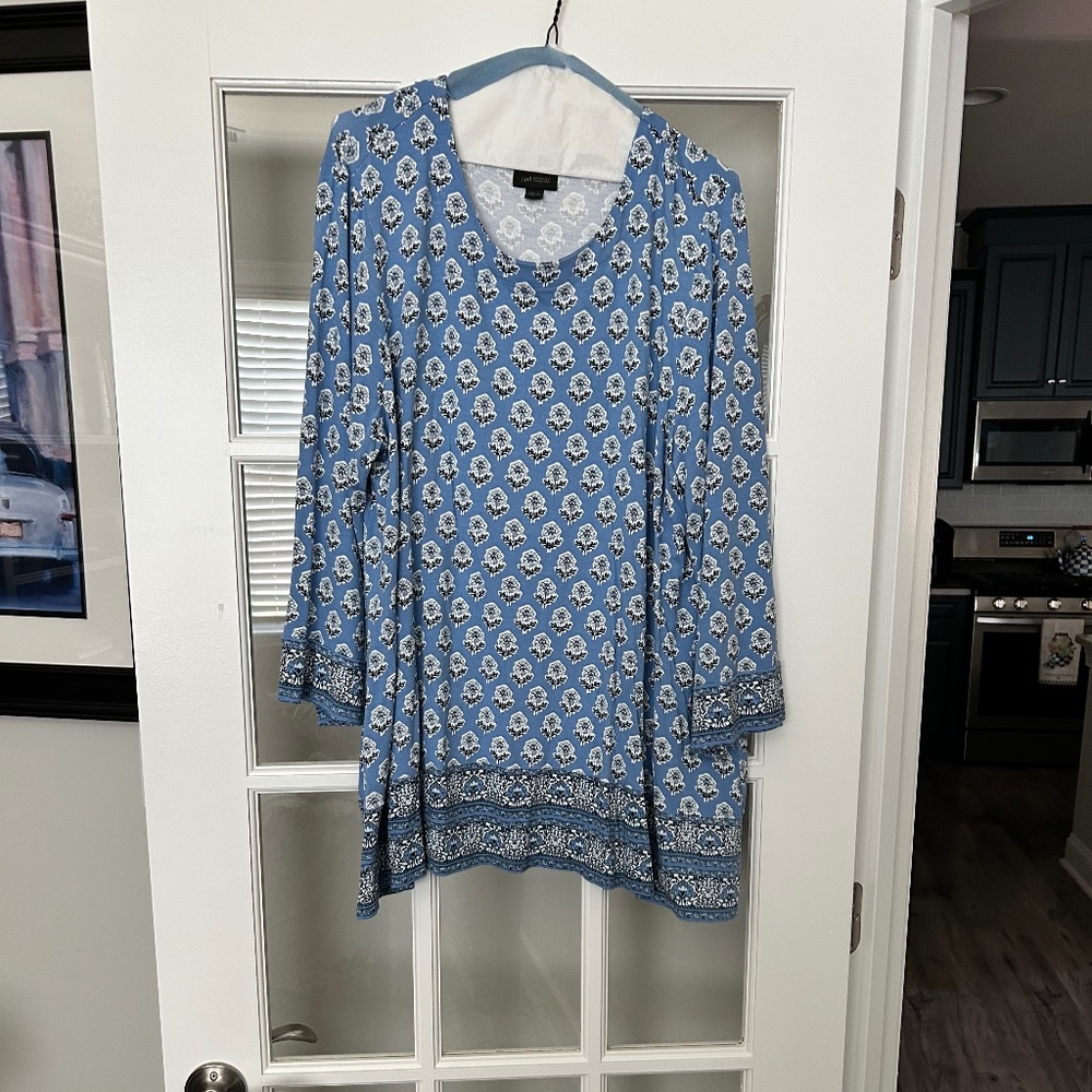 J.JILL WEAREVER TOP XL SHADES OF BLUE